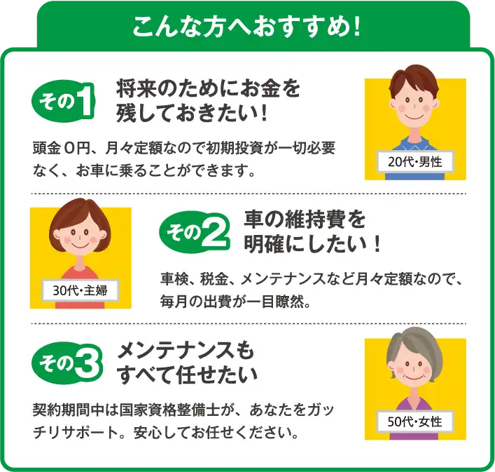 こんな方へおすすめ!